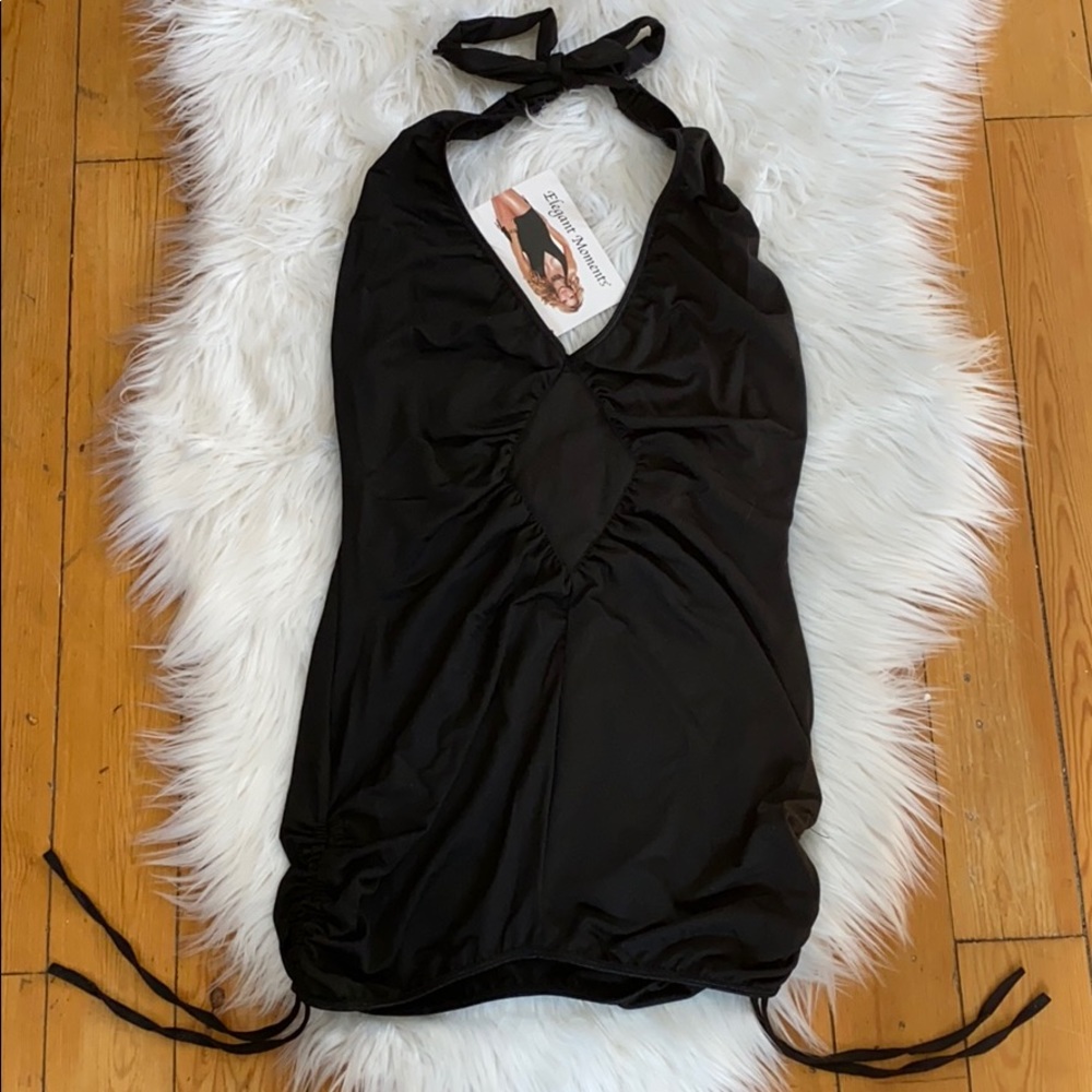NWT elegant moments sexy halter dress